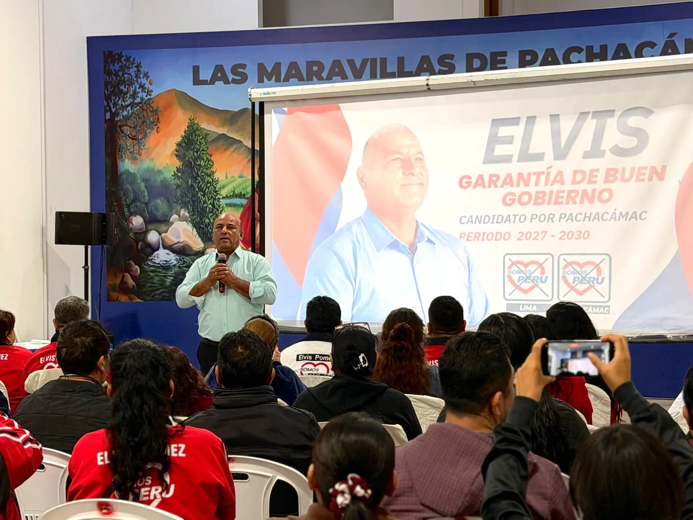 Presentación del plan de gobierno ante los vecinos